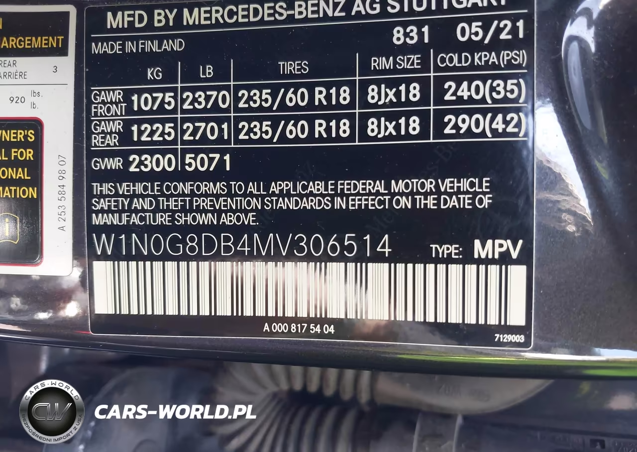 2021 Mercedes-Benz Glc 300 Suv VIN:W1N0G8DB4MV306514 - 9