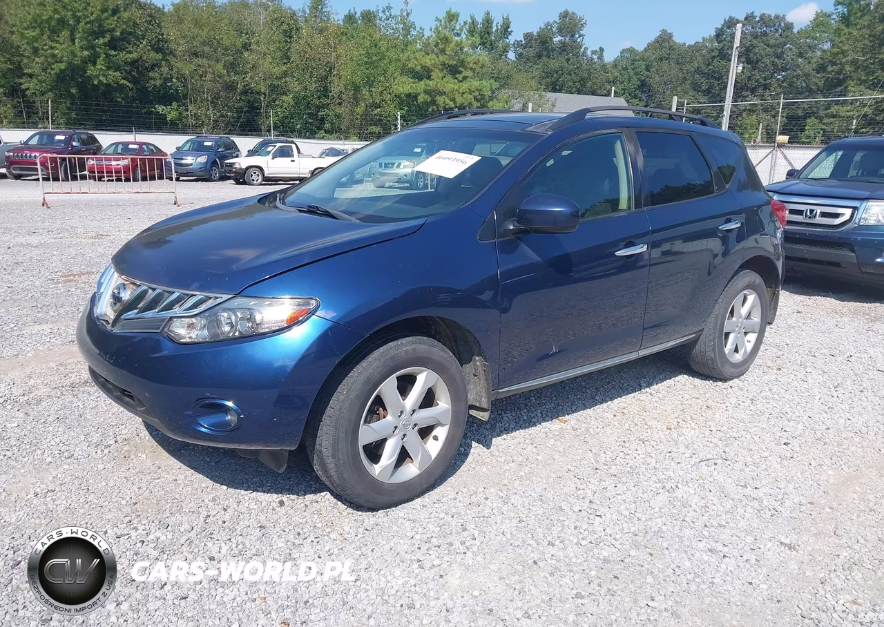 2009 Nissan Murano Sl VIN:JN8AZ18W89W149649 - 2