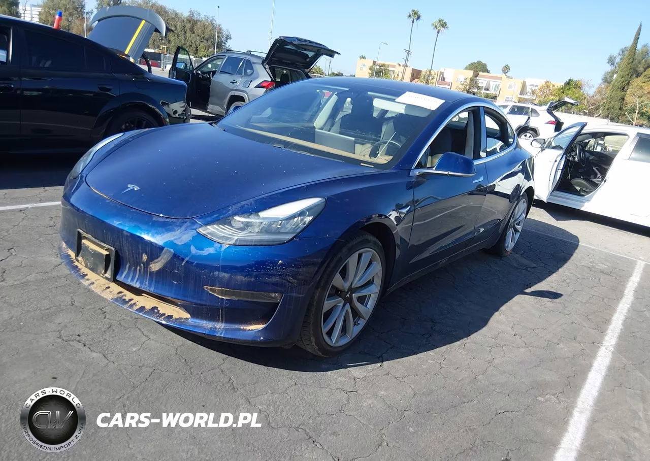2018 Tesla Model 3 Long Range-Mid Range VIN:5YJ3E1EA3JF018209 - 2
