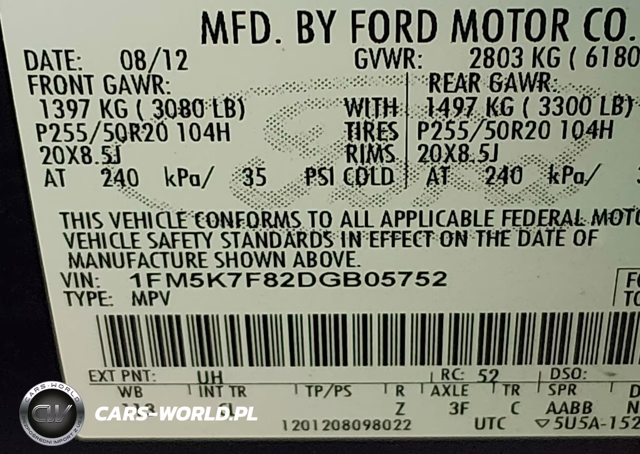 2013 Ford Explorer Limited VIN:1FM5K7F82DGB05752 - 9