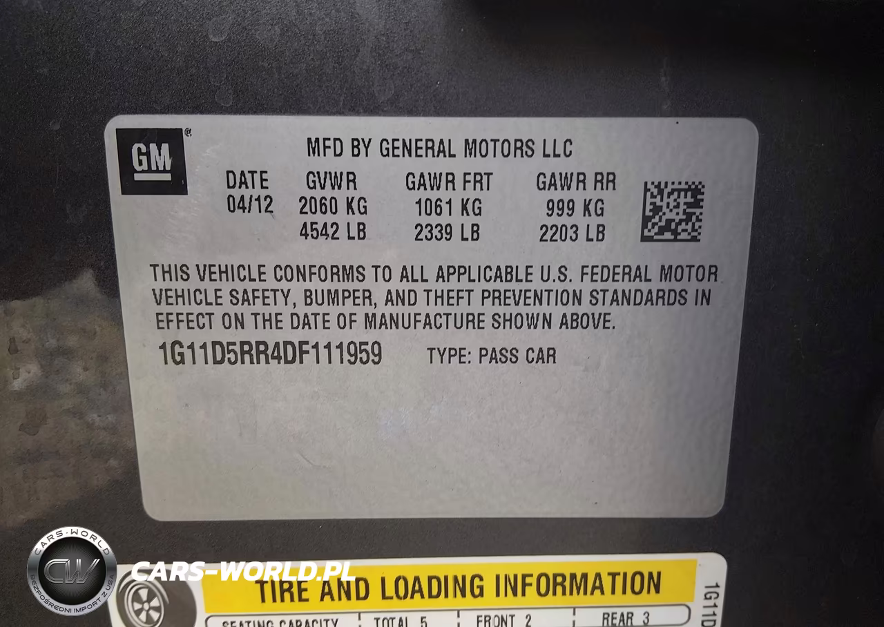 2013 Chevrolet Malibu Eco VIN:1G11D5RR4DF111959 - 9
