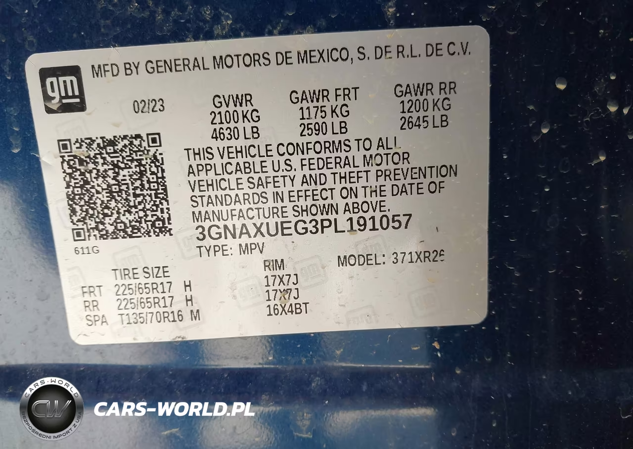 2023 Chevrolet Equinox Awd Lt VIN:3GNAXUEG3PL191057 - 9