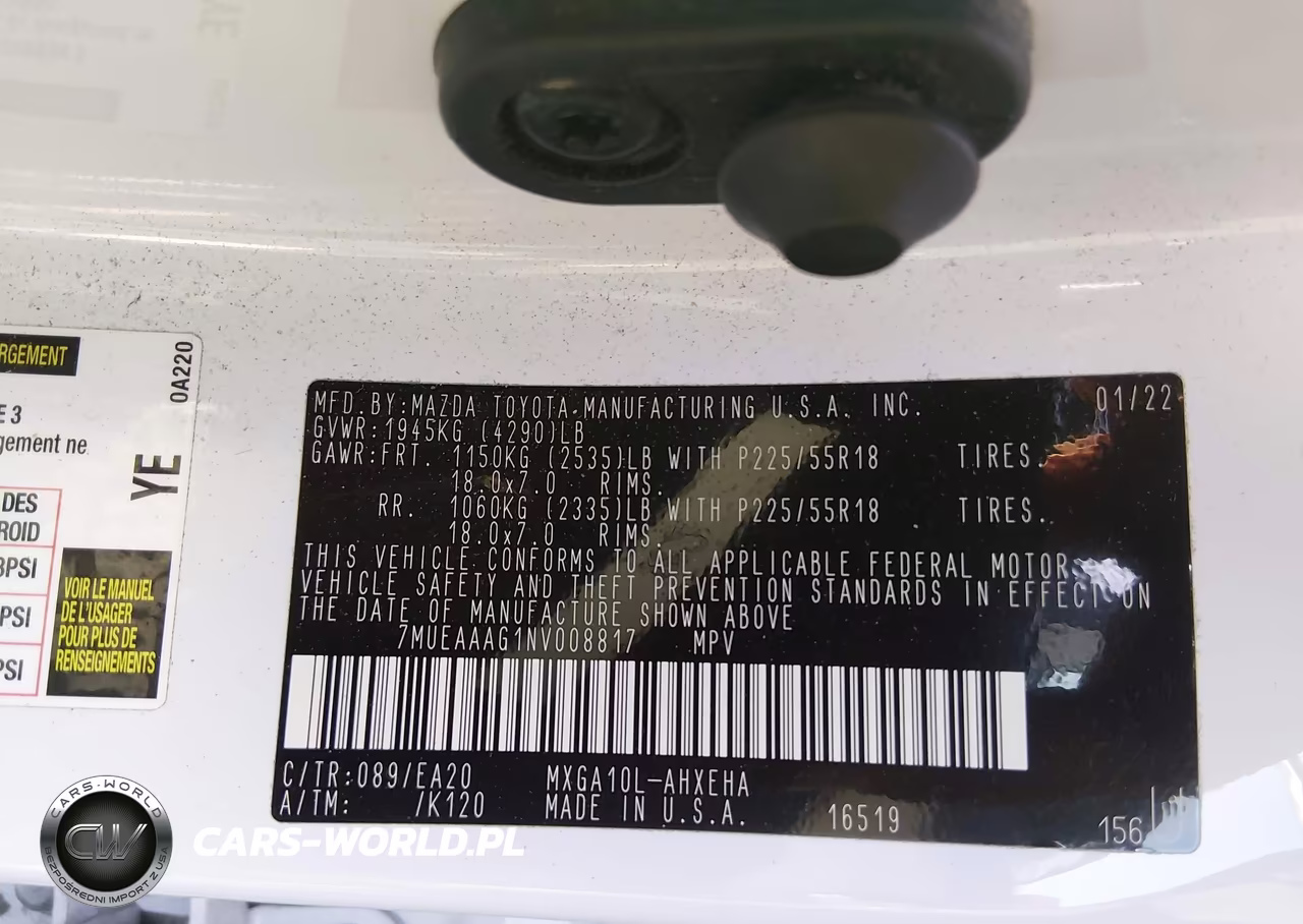 2022 Toyota Corolla Cross Xle VIN:7MUEAAAG1NV008817 - 9