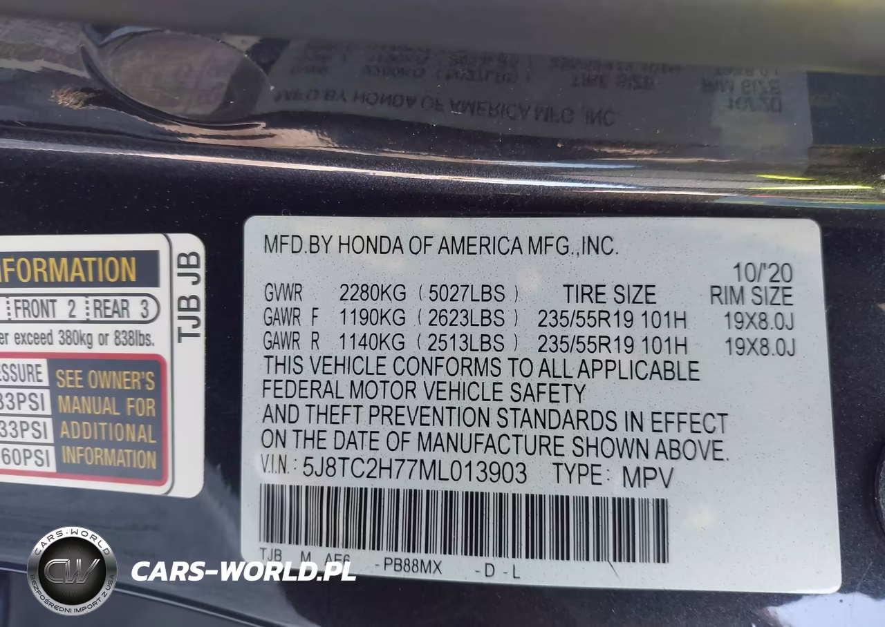 2021 Acura Rdx Advance Package-Pmc Edition VIN:5J8TC2H77ML013903 - 9