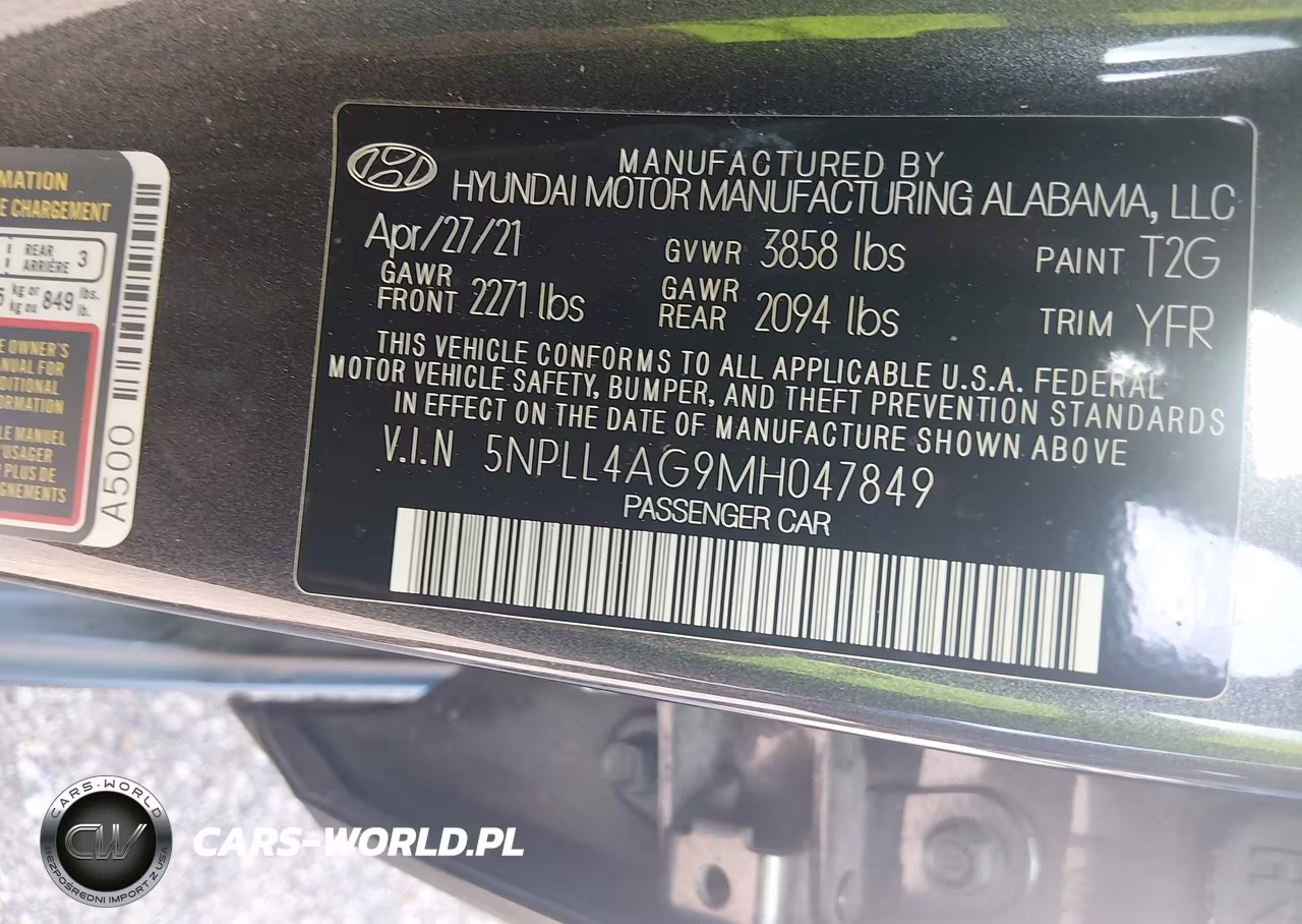 2021 Hyundai Elantra Se VIN:5NPLL4AG9MH047849 - 9