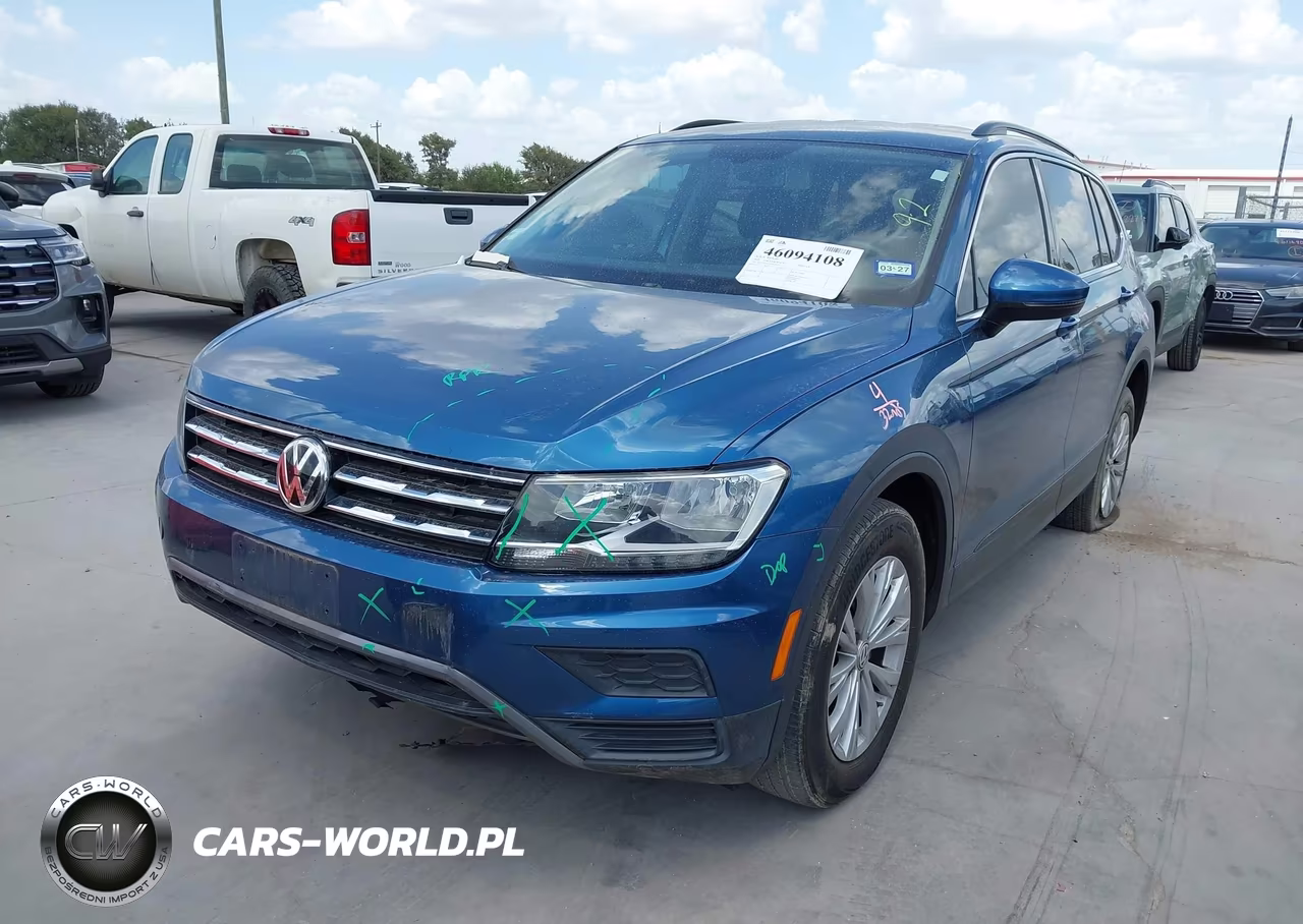 2019 Volkswagen Tiguan 2.0T Se-2.0T Sel-2.0T Sel R-Line-2.0T Sel R-Line Black VIN:3VV2B7AX2KM106555 - 2