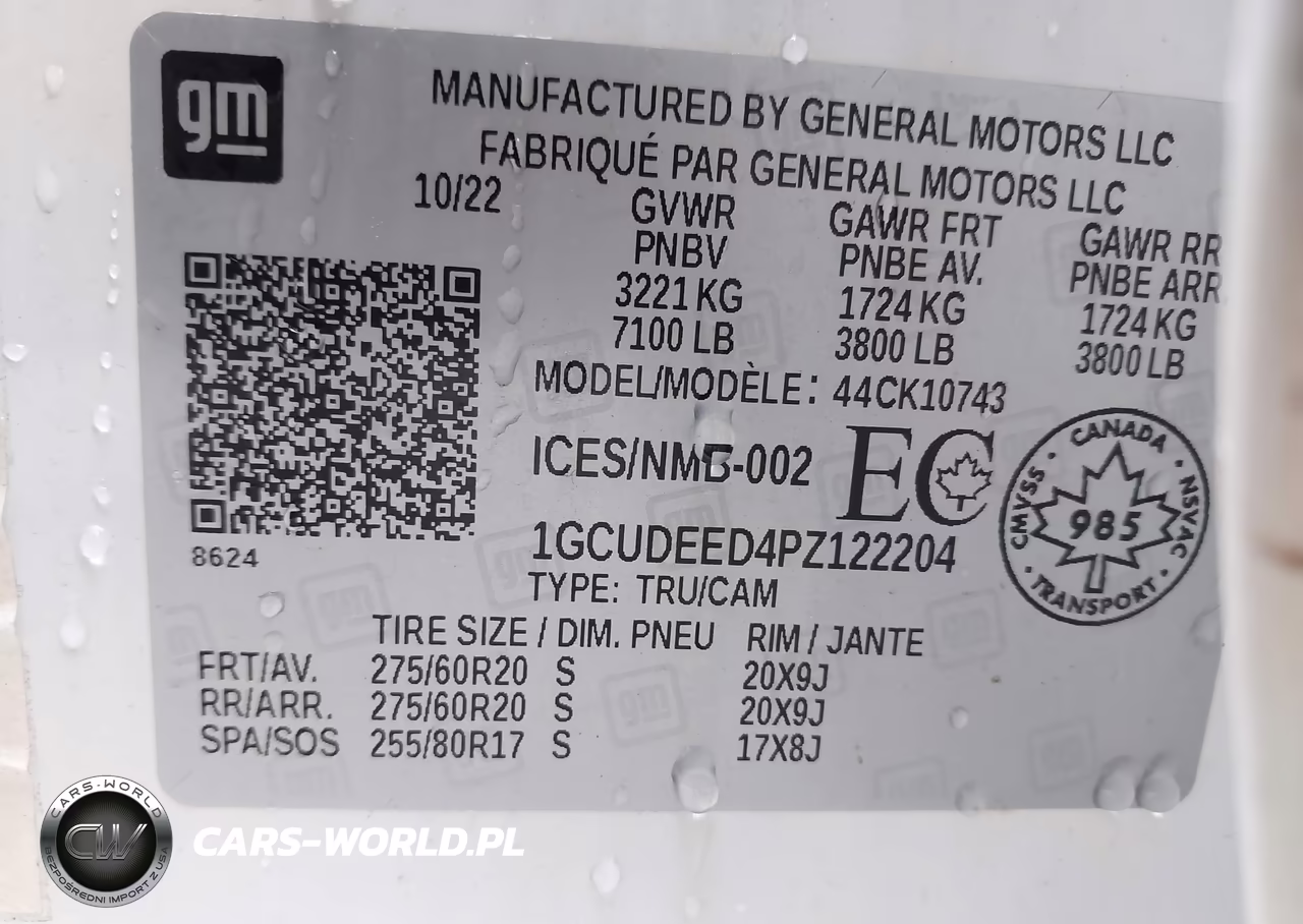 2023 Chevrolet Silverado 1500 Rst VIN:1GCUDEED4PZ122204 - 9