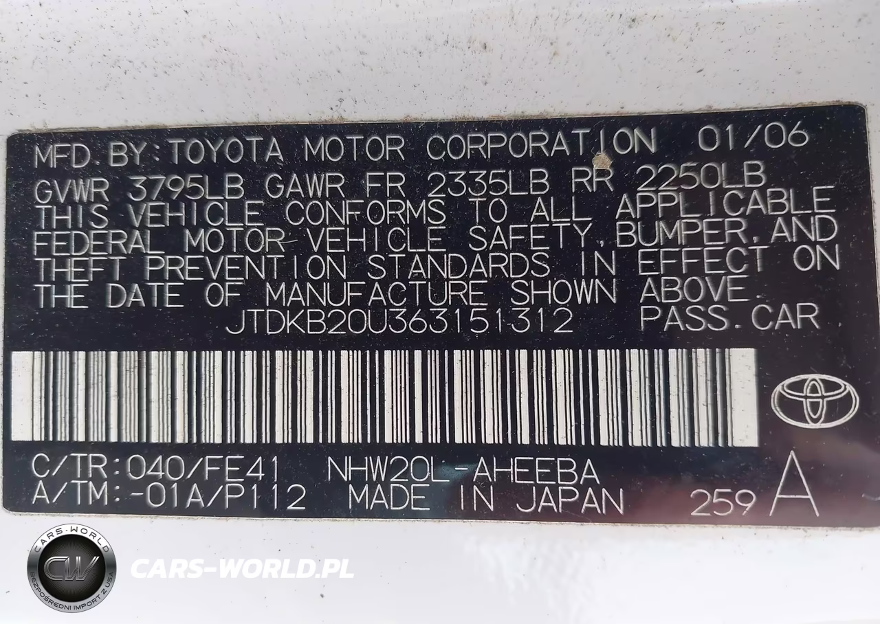 2006 Toyota Prius VIN:JTDKB20U363151312 - 9