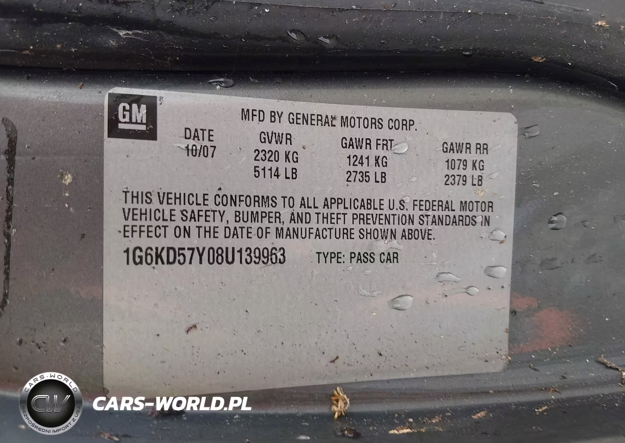 2008 Cadillac Dts 1Sd VIN:1G6KD57Y08U139963 - 9