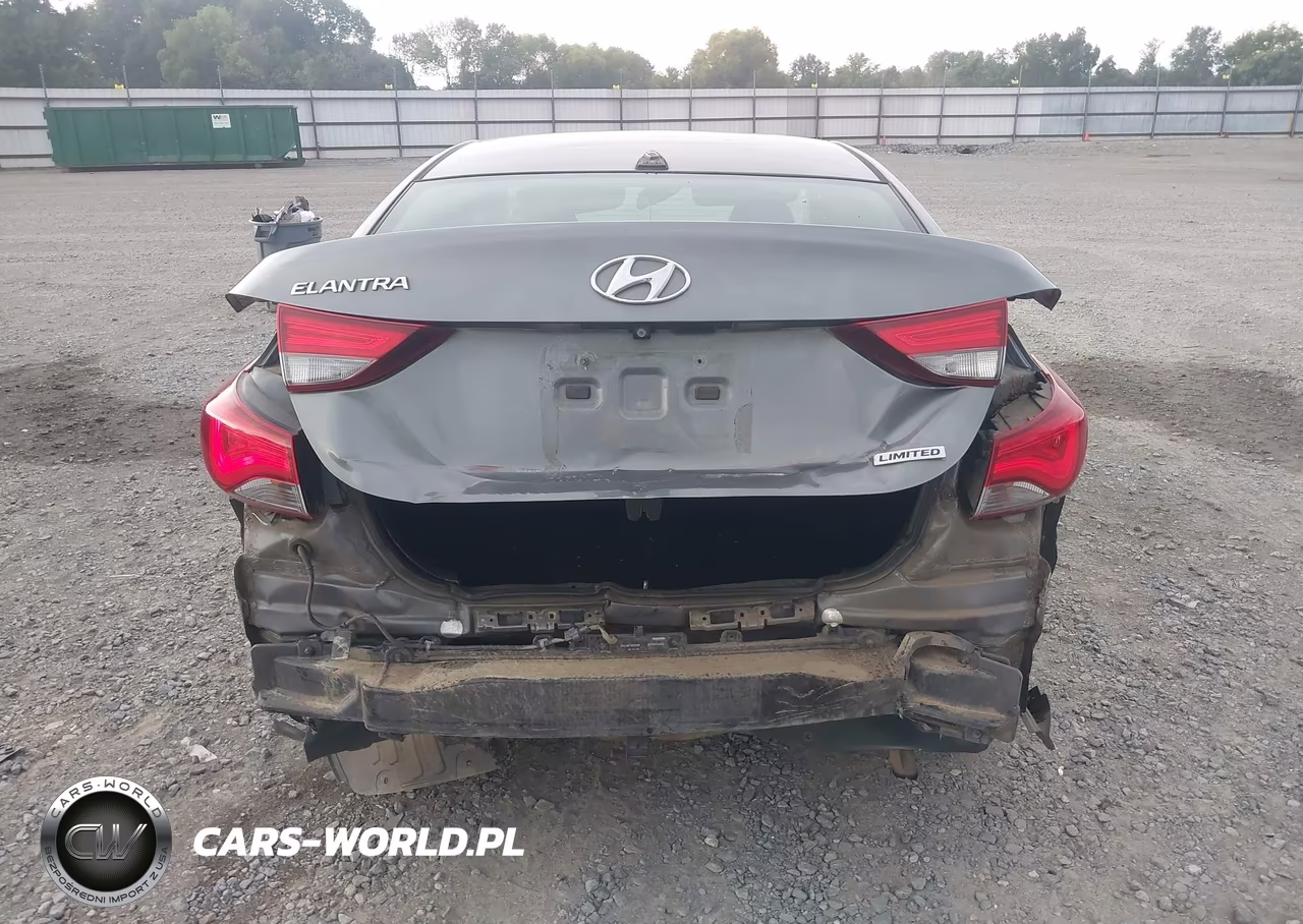 2014 Hyundai Elantra Limited VIN:5NPDH4AE4EH491467 - 17