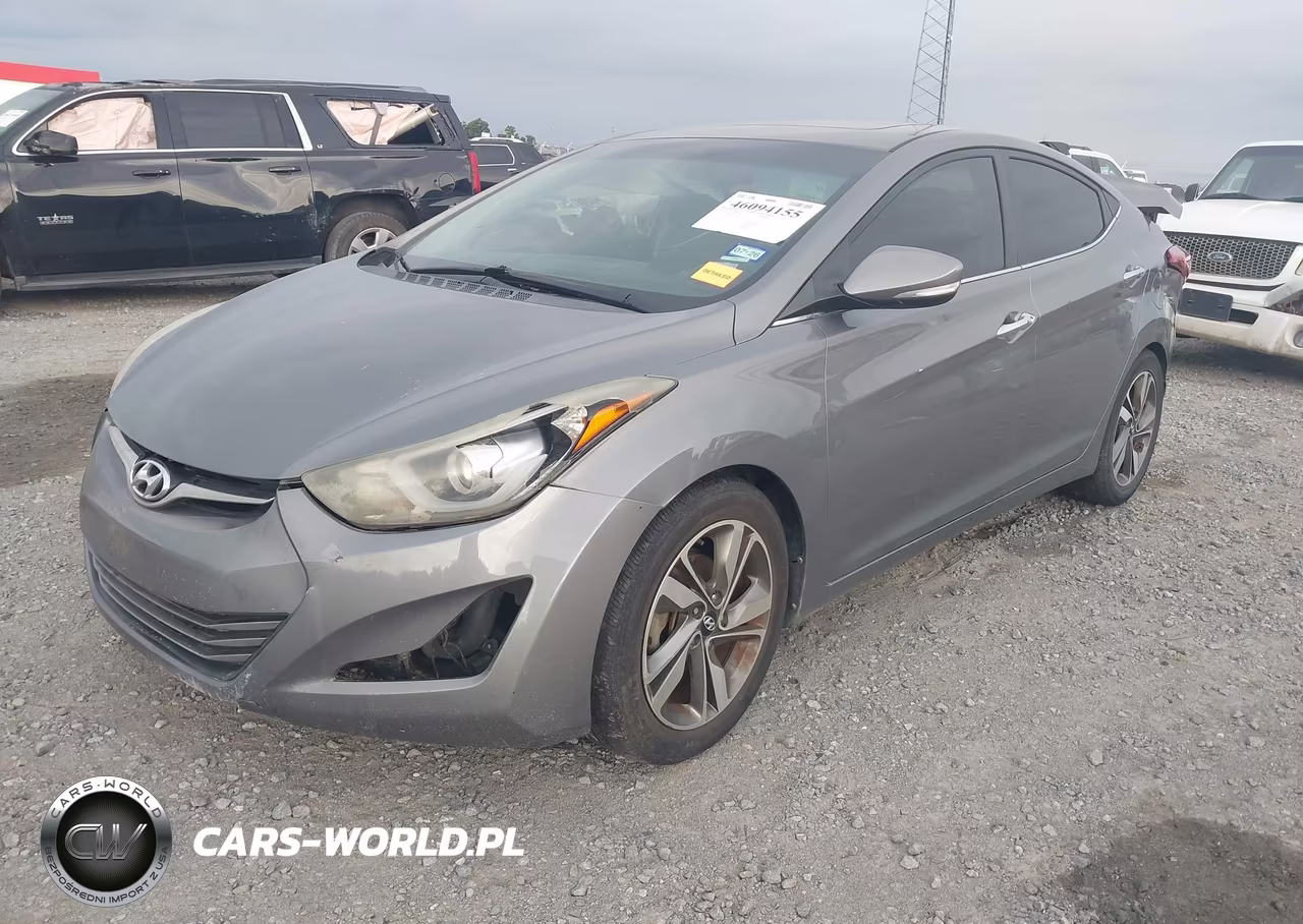 2014 Hyundai Elantra Limited VIN:5NPDH4AE4EH491467 - 2