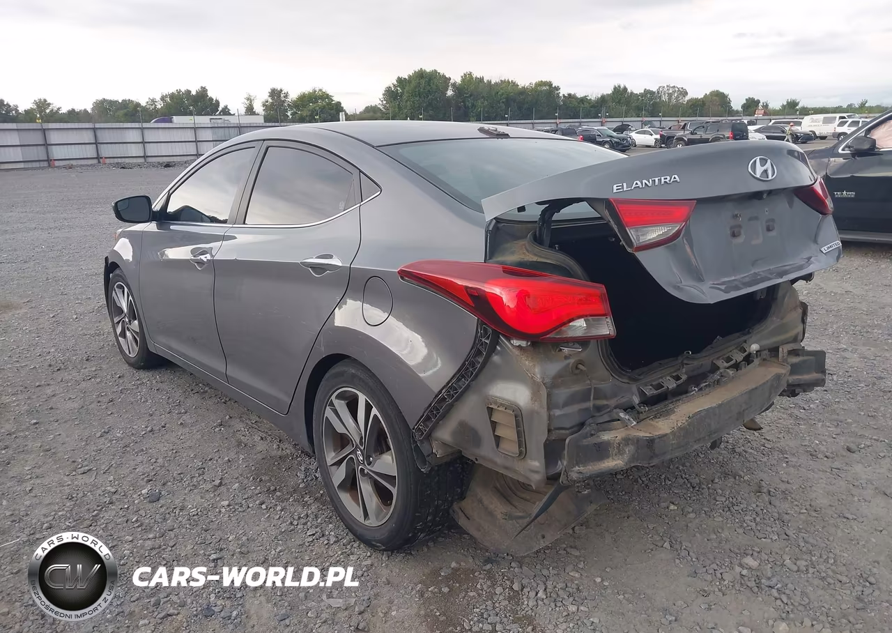 2014 Hyundai Elantra Limited VIN:5NPDH4AE4EH491467 - 3