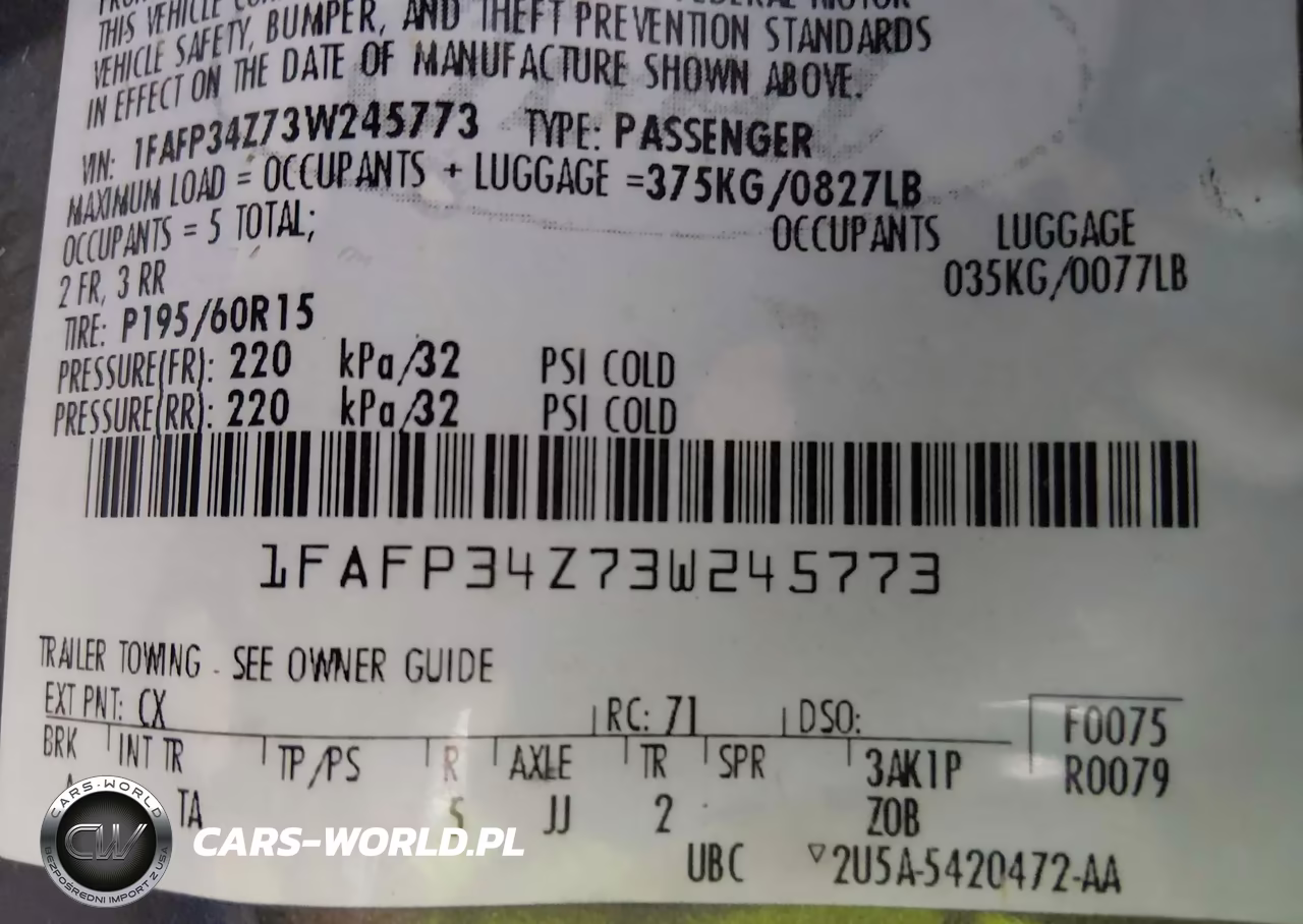2003 Ford Focus Se VIN:1FAFP34Z73W245773 - 9
