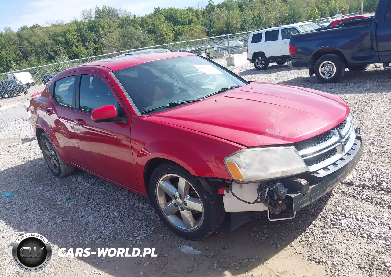 2012 Dodge Avenger Sxt Plus VIN:1C3CDZEG0CN212405 - 1