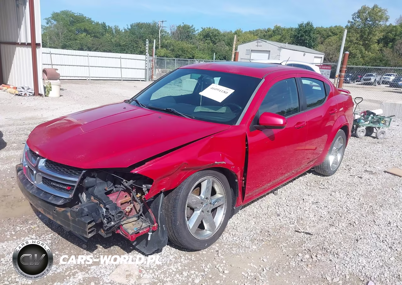 2012 Dodge Avenger Sxt Plus VIN:1C3CDZEG0CN212405 - 2