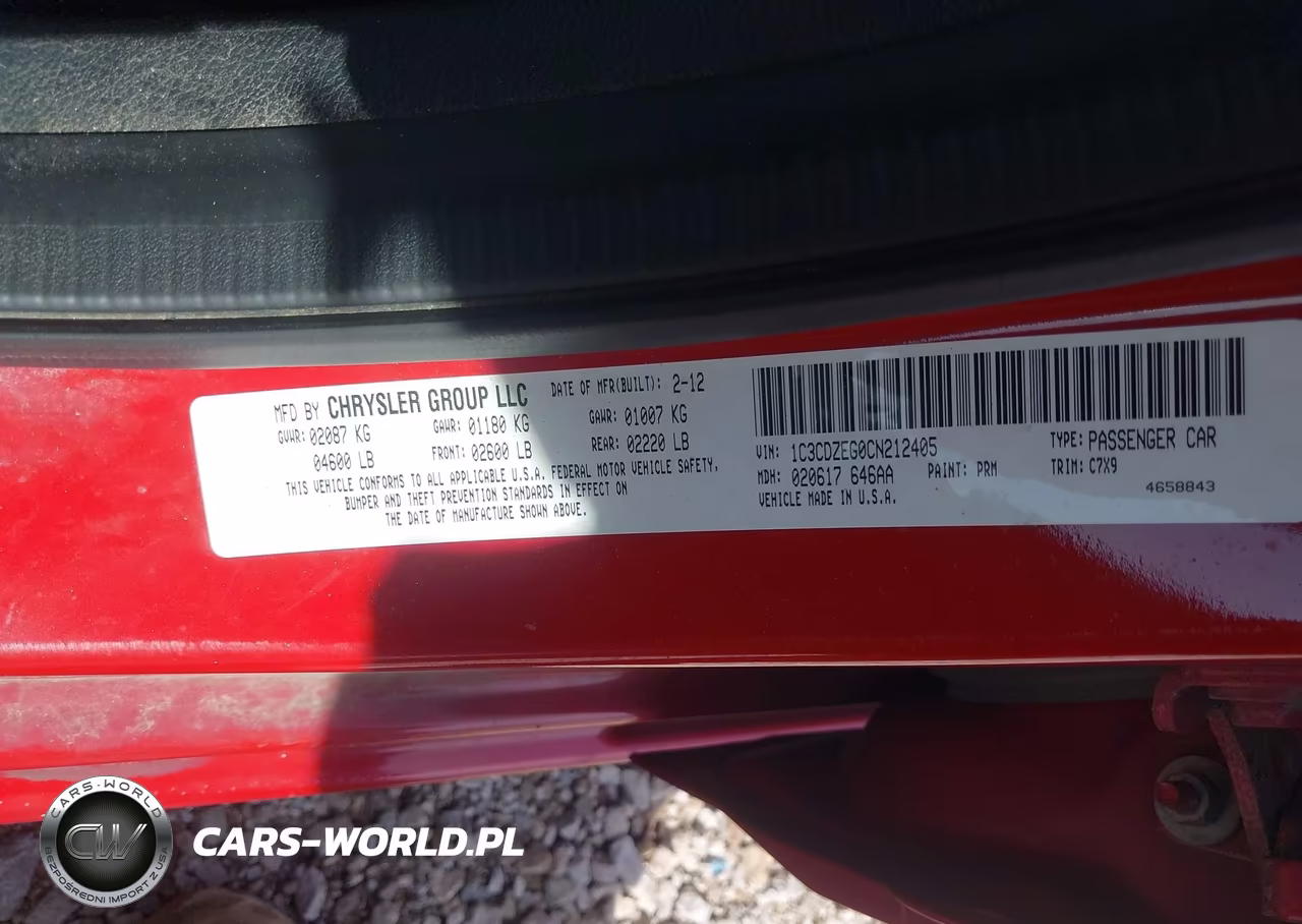 2012 Dodge Avenger Sxt Plus VIN:1C3CDZEG0CN212405 - 9