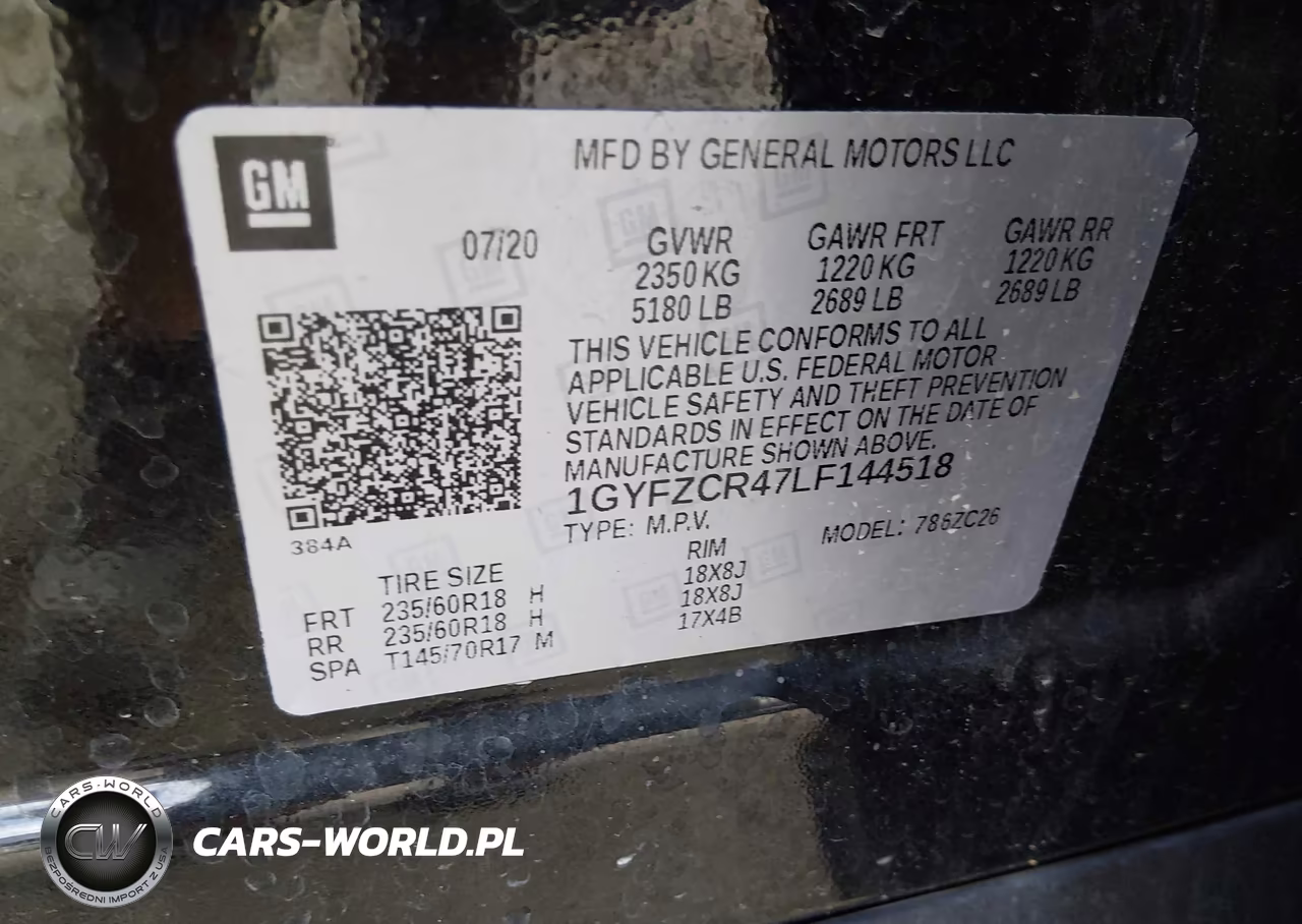 2020 Cadillac Xt4 Fwd Premium Luxury VIN:1GYFZCR47LF144518 - 9