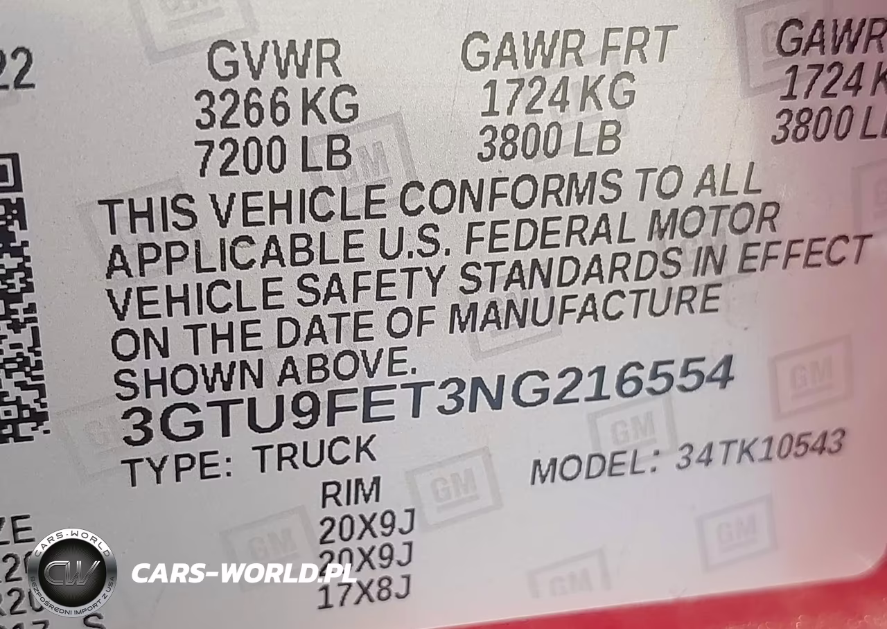 2022 GMC Sierra 1500 Limited 4Wd Short Box Denali VIN:3GTU9FET3NG216554 - 9