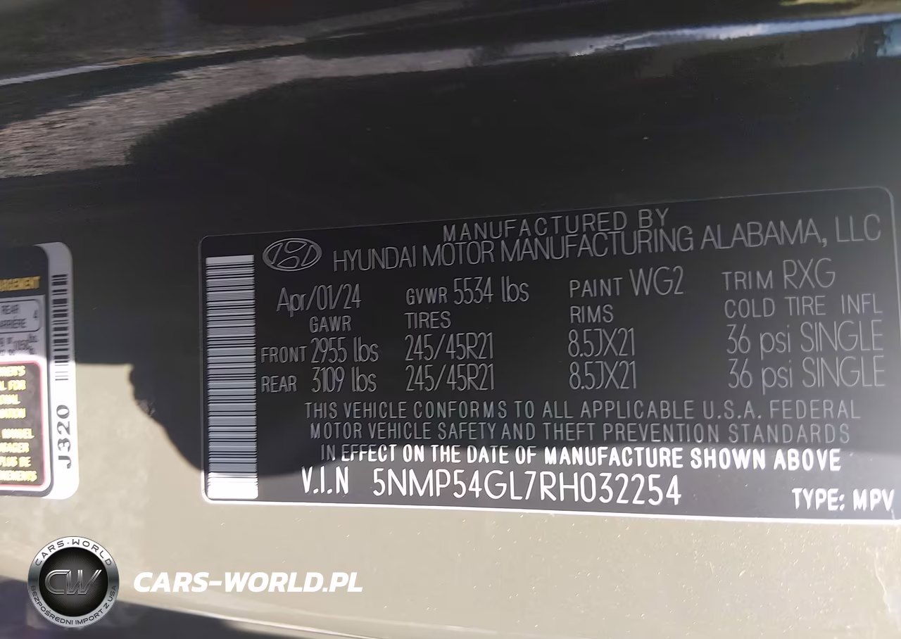 2024 Hyundai Santa Fe Calligraphy VIN:5NMP54GL7RH032254 - 9