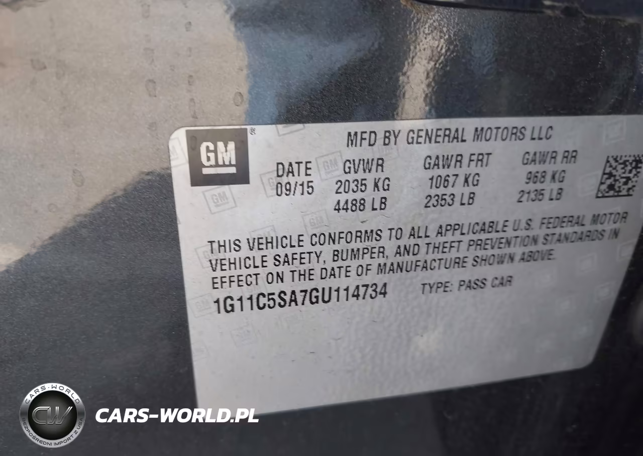 2016 Chevrolet Malibu Limited Lt VIN:1G11C5SA7GU114734 - 9
