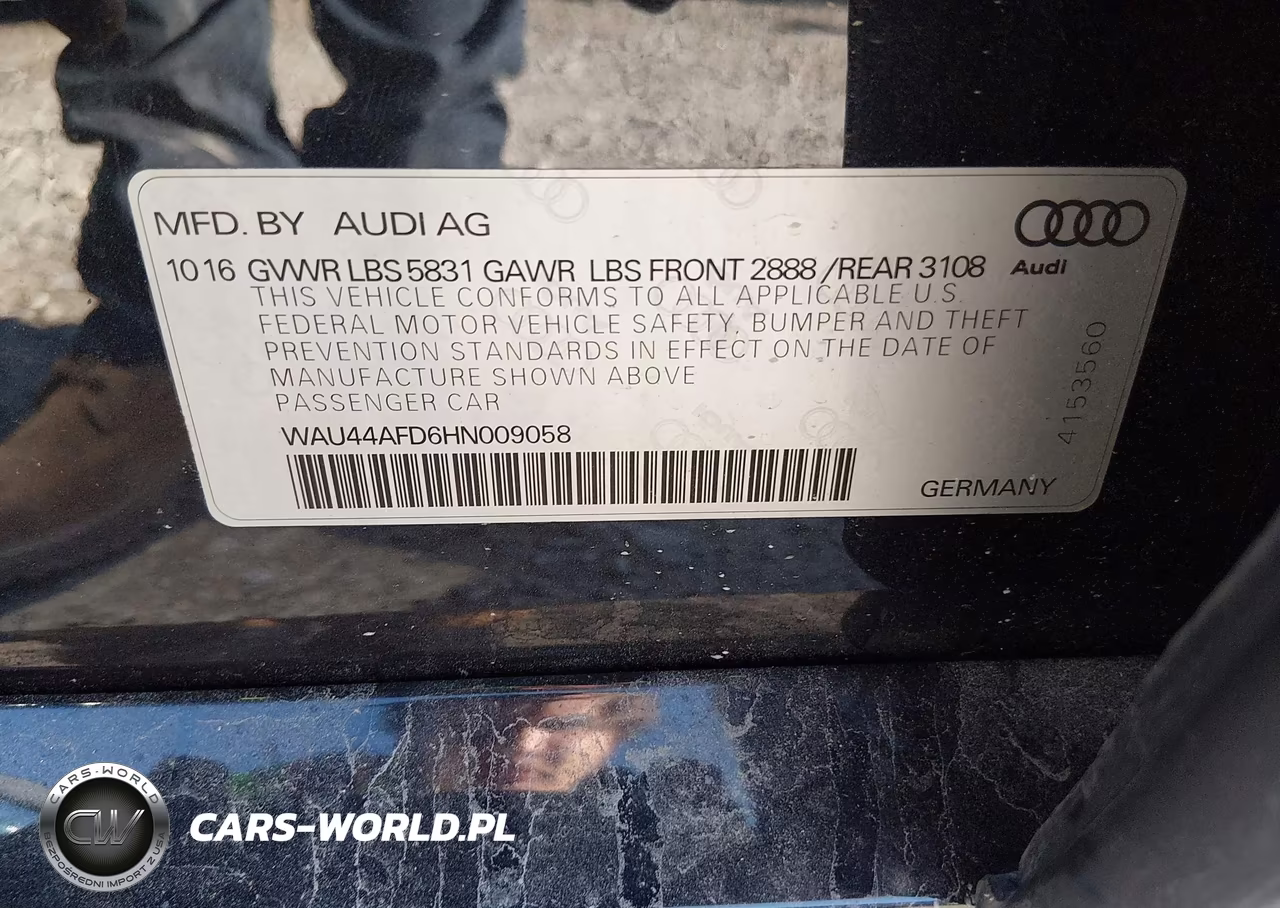 2017 Audi A8 L 3.0T VIN:WAU44AFD6HN009058 - 9