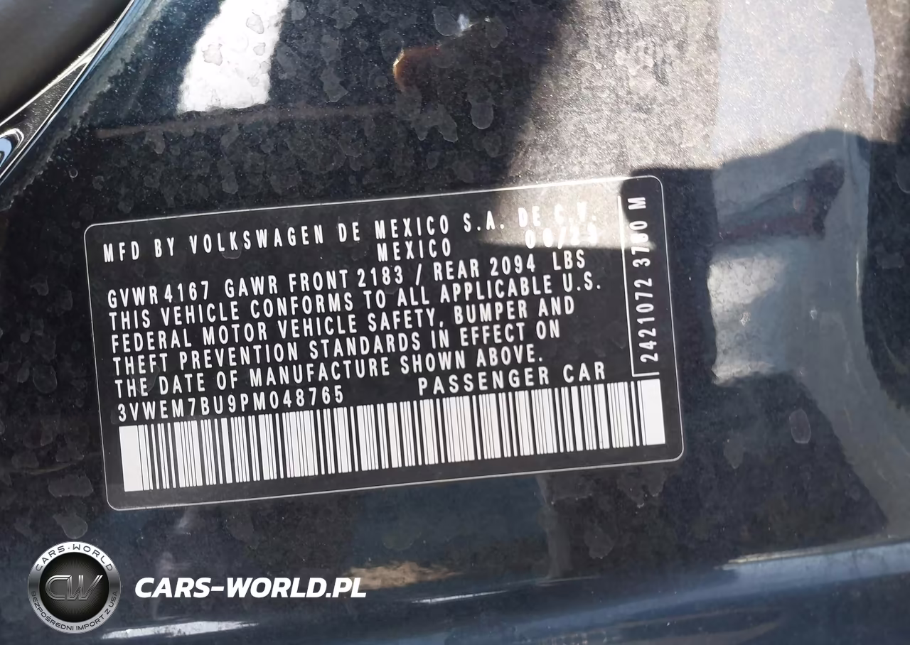 2023 Volkswagen Jetta 1.5T Se VIN:3VWEM7BU9PM048765 - 9