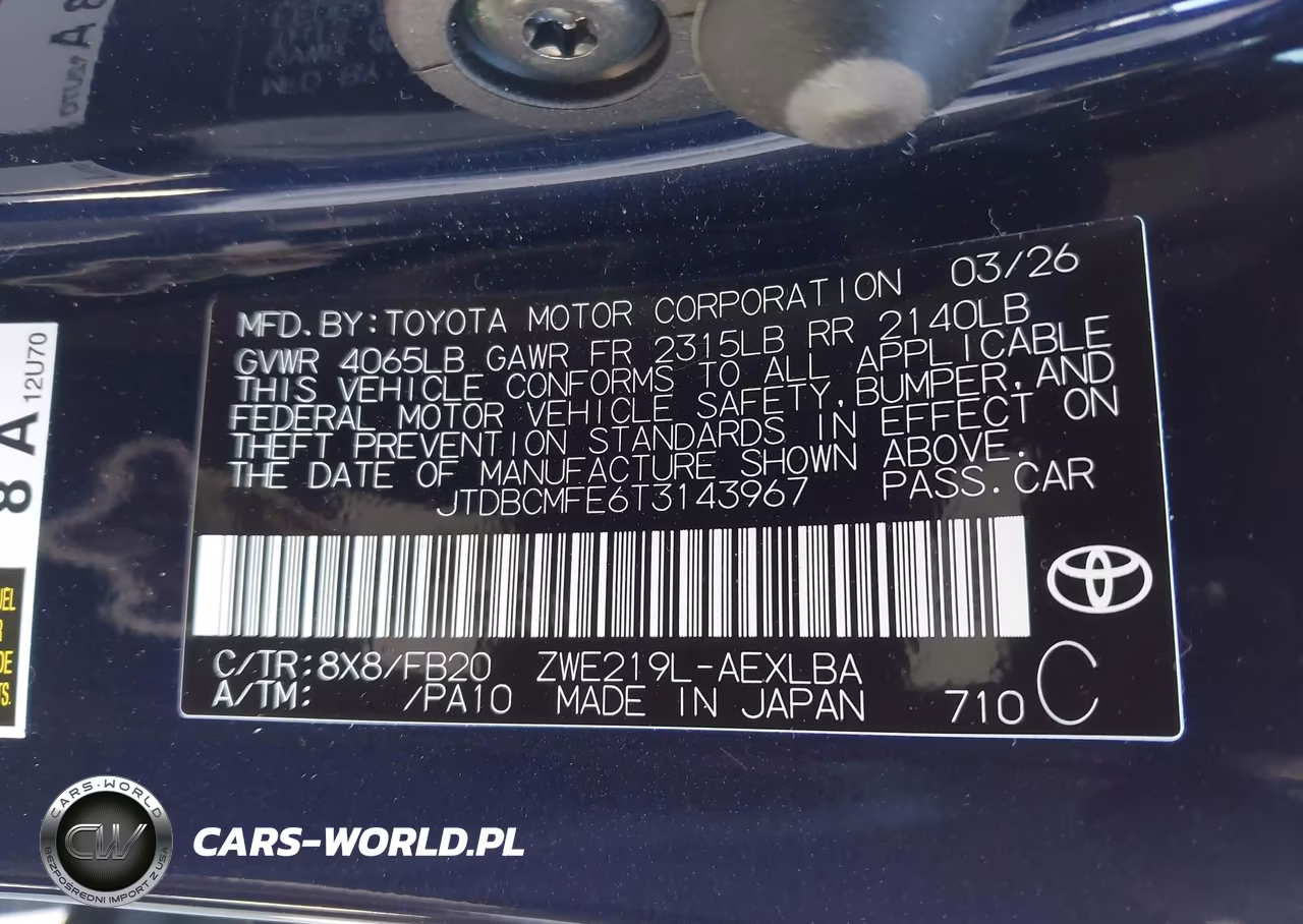 2026 Toyota Corolla Hybrid Hybrid Le VIN:JTDBCMFE6T3143967 - 9