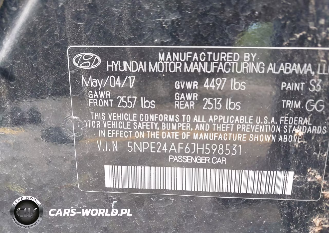 2018 Hyundai Sonata Se VIN:5NPE24AF6JH598531 - 9