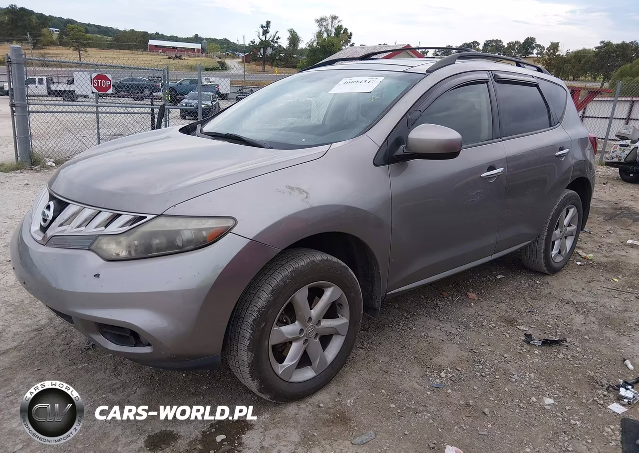 2010 Nissan Murano Sl VIN:JN8AZ1MU4AW003399 - 2