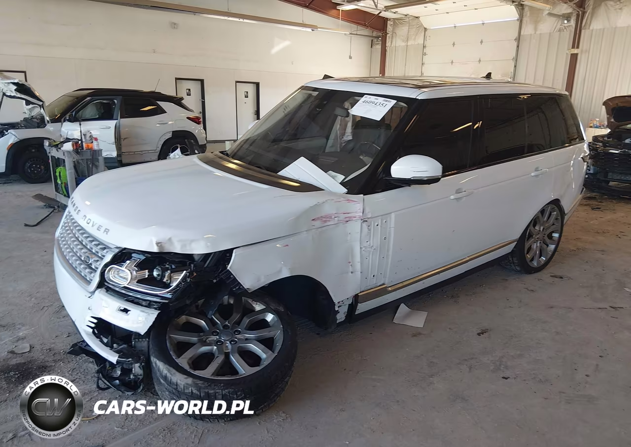 2016 Land Rover Range Rover 3.0L V6 Turbocharged Diesel Hse Td6 VIN:SALGS2KF4GA245709 - 2