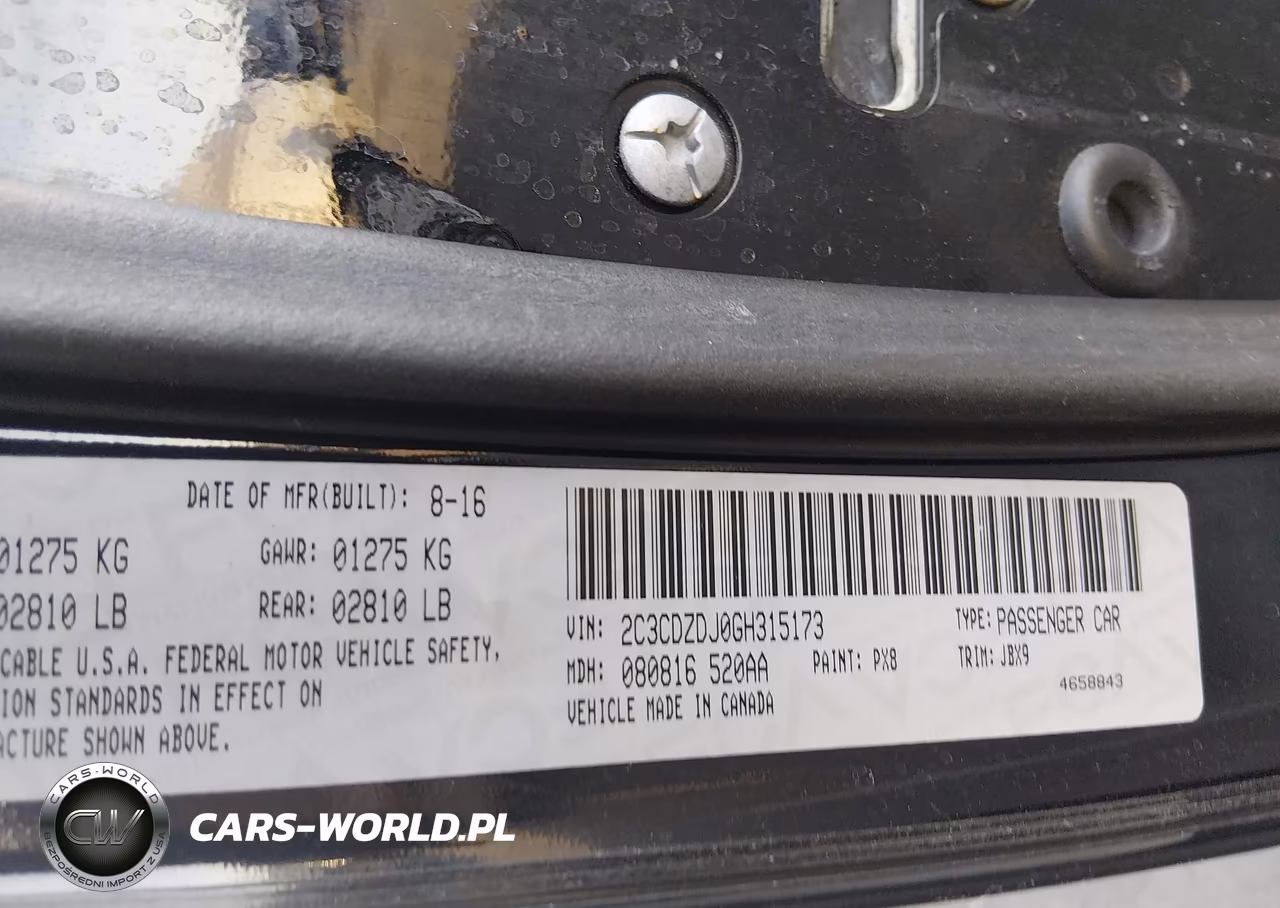 2016 Dodge Challenger Srt 392 VIN:2C3CDZDJ0GH315173 - 9