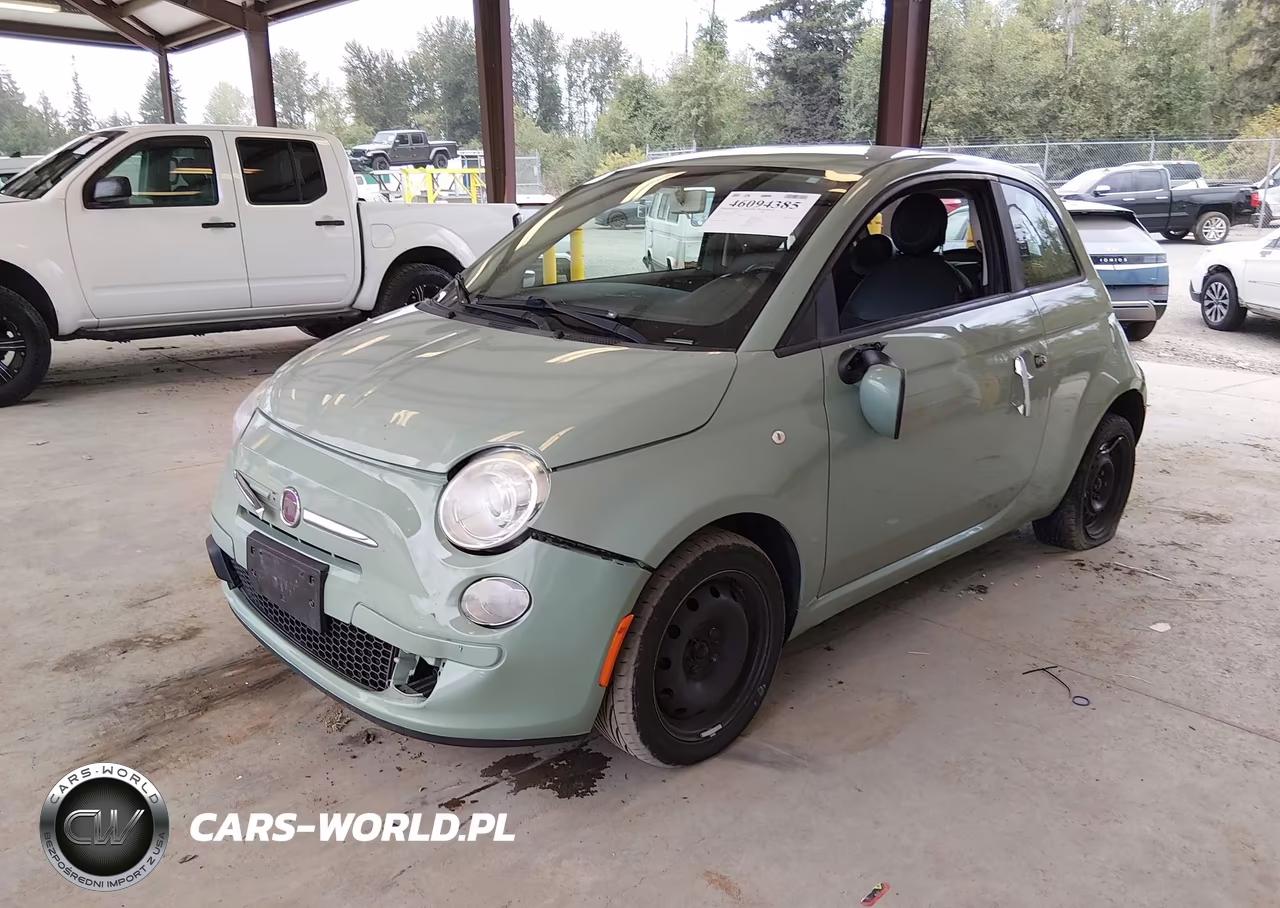 2012 Fiat 500 Pop VIN:3C3CFFAR5CT313374 - 2