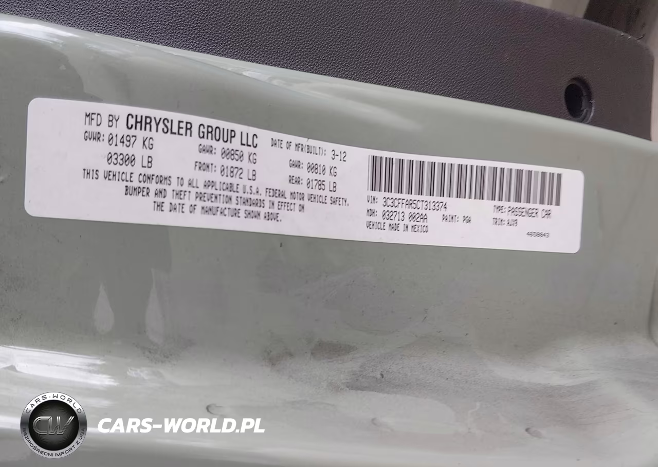 2012 Fiat 500 Pop VIN:3C3CFFAR5CT313374 - 9