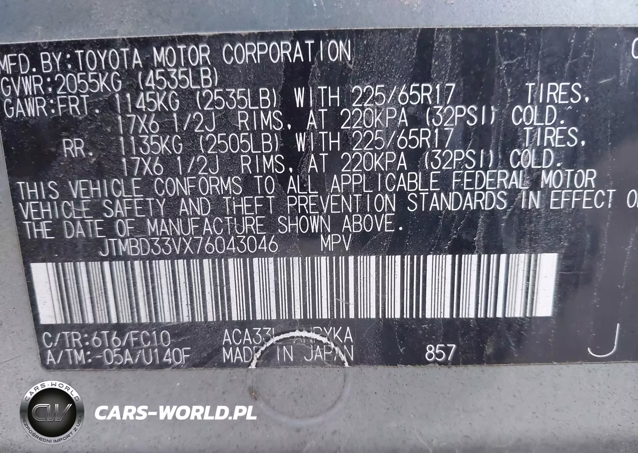 2007 Toyota Rav4 VIN:JTMBD33VX76043046 - 9