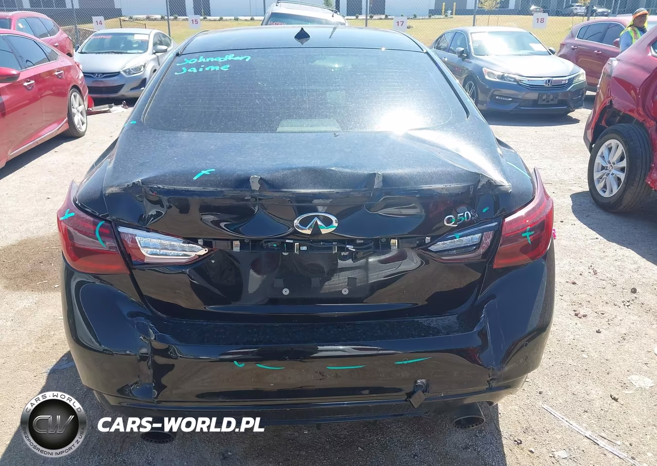2018 Infiniti Q50 3.0T Red Sport 400 VIN:JN1FV7APXJM460912 - 16