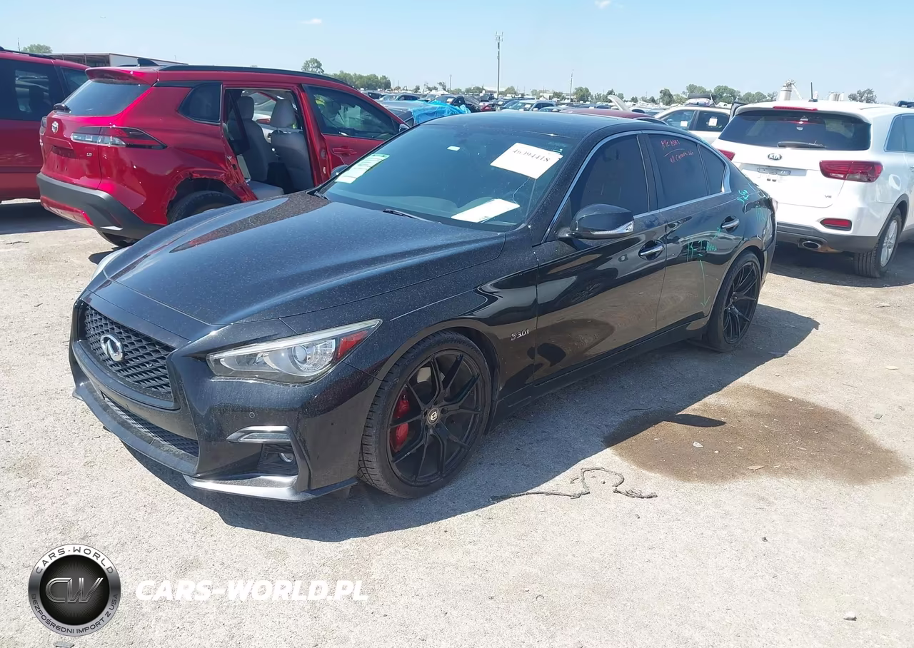 2018 Infiniti Q50 3.0T Red Sport 400 VIN:JN1FV7APXJM460912 - 2