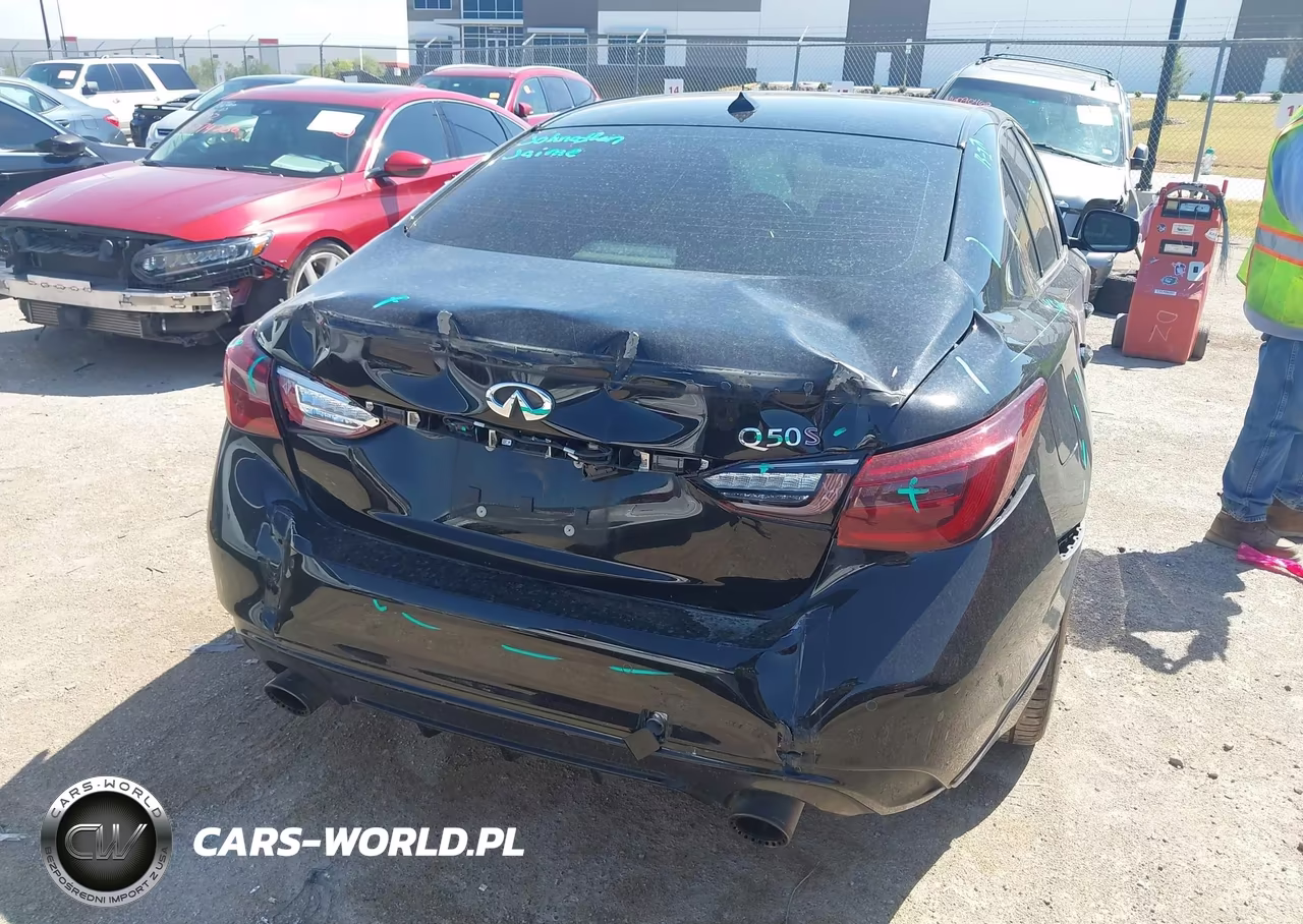 2018 Infiniti Q50 3.0T Red Sport 400 VIN:JN1FV7APXJM460912 - 6