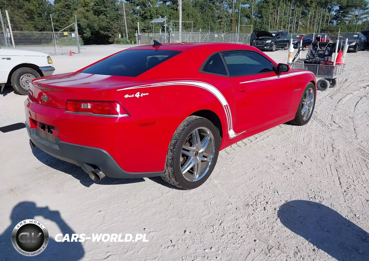 2014 Chevrolet Camaro 2Ls VIN:2G1FA1E35E9291326 - 4