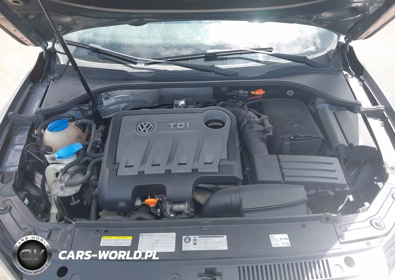 2013 Volkswagen Passat 2.0L Tdi Se VIN:1VWBN7A3XDC100717 - 10
