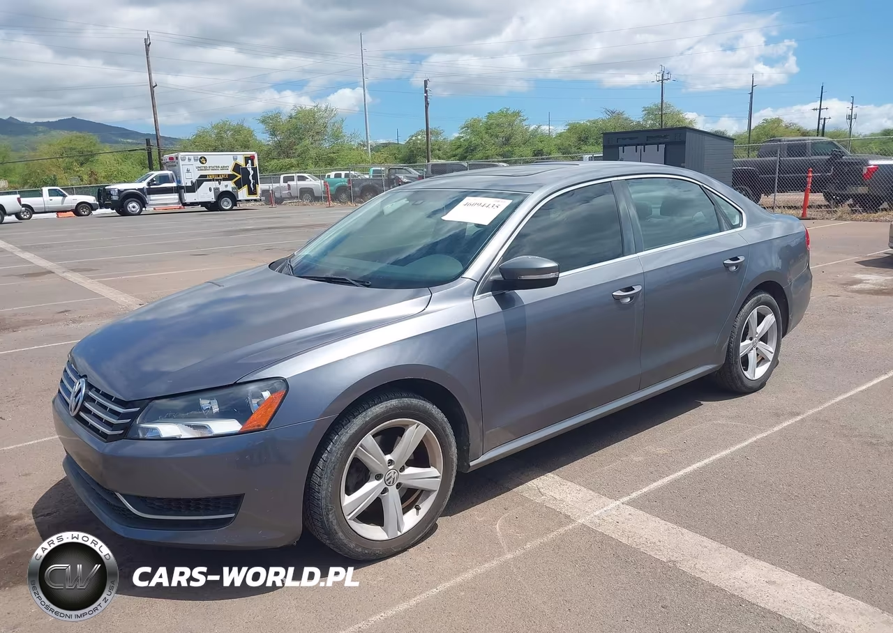 2013 Volkswagen Passat 2.0L Tdi Se VIN:1VWBN7A3XDC100717 - 2