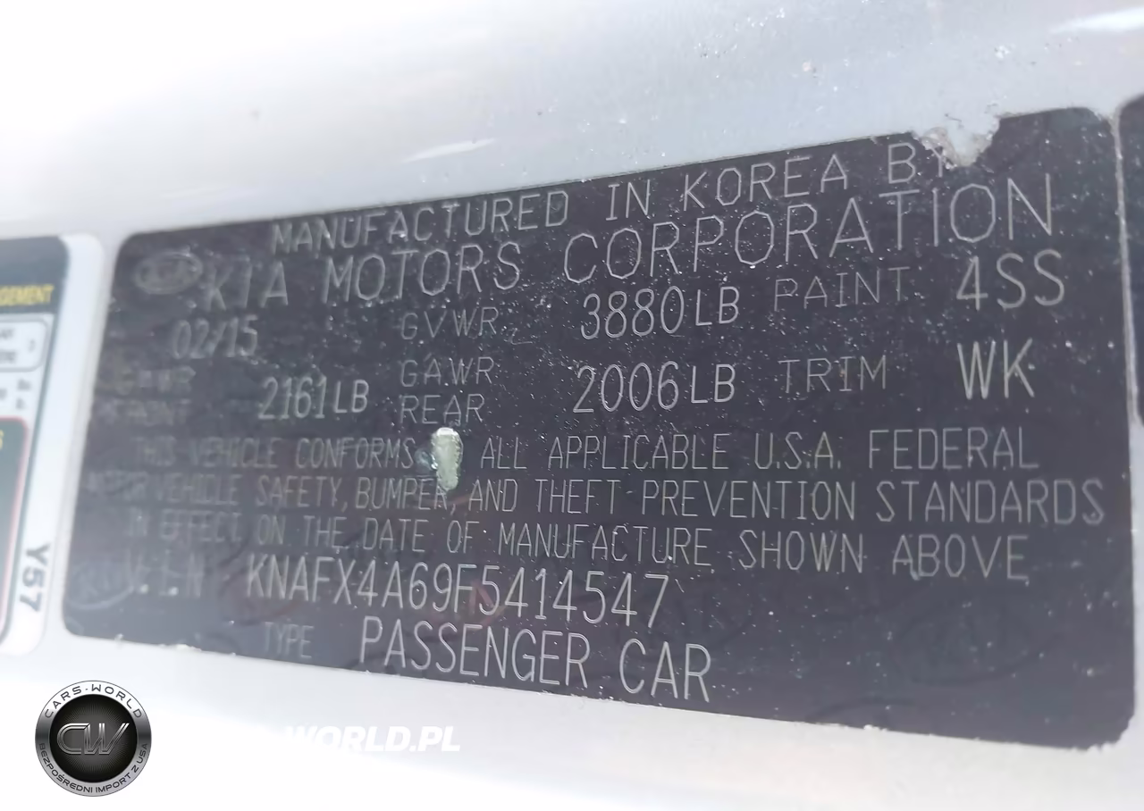2015 Kia Forte Lx VIN:KNAFX4A69F5414547 - 9
