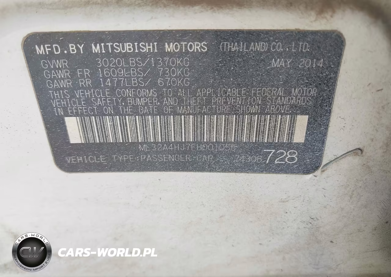 2015 Mitsubishi Mirage Es-Rf VIN:ML32A4HJ7FH001055 - 9