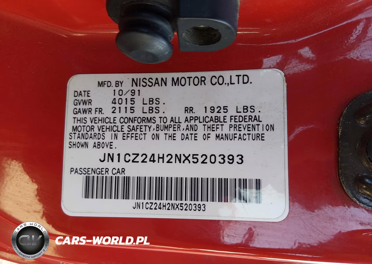1992 Nissan 300Zx VIN:JN1CZ24H2NX520393 - 9