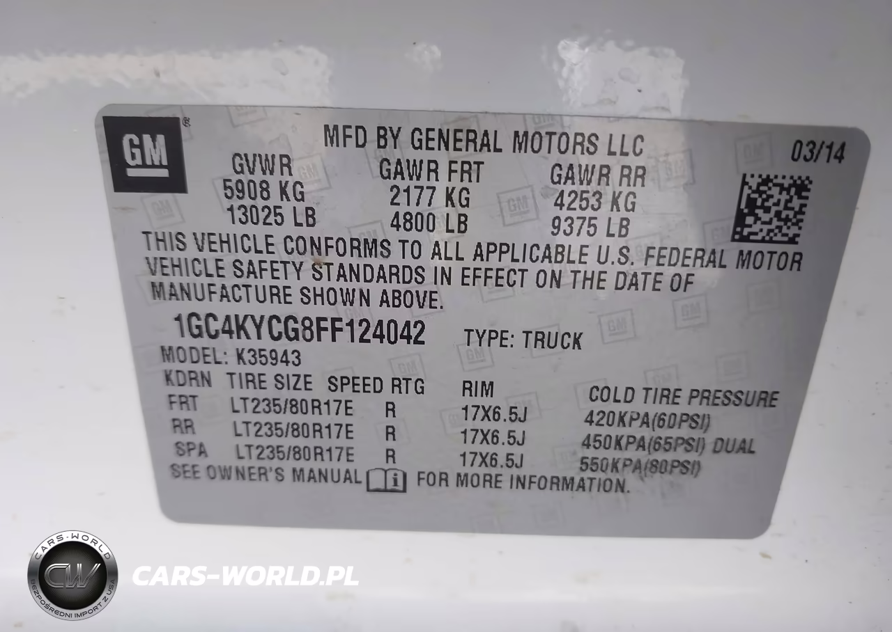 2015 Chevrolet Silverado 3500Hd Wt VIN:1GC4KYCG8FF124042 - 9