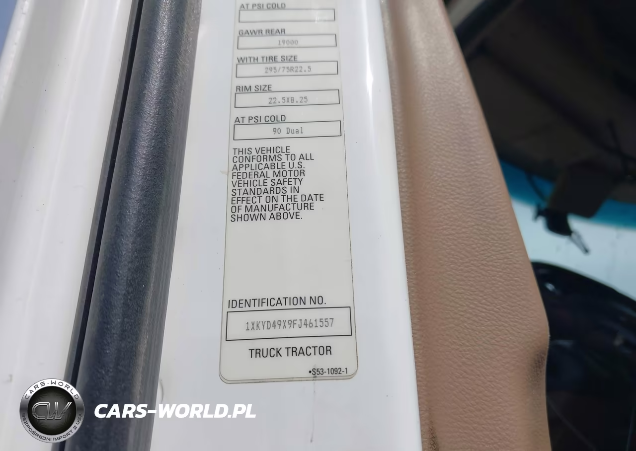 2015 Kenworth Construction T680 VIN:1XKYD49X9FJ461557 - 8