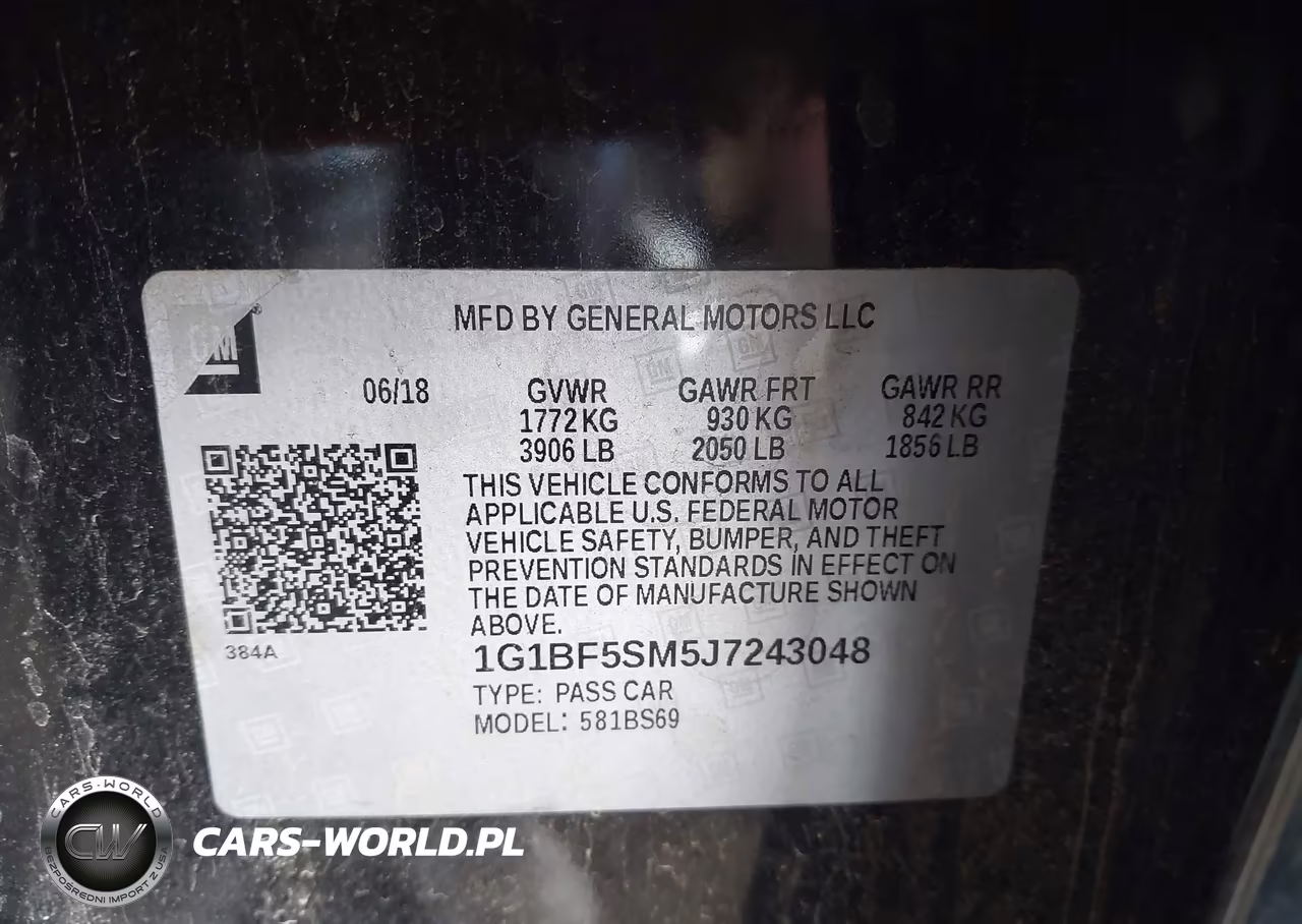 2018 Chevrolet Cruze Premier Auto VIN:1G1BF5SM5J7243048 - 9