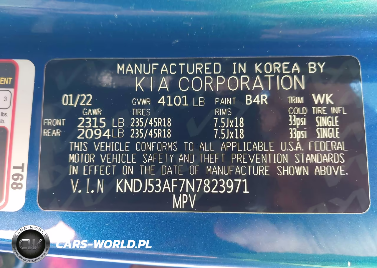 2022 Kia Soul Turbo VIN:KNDJ53AF7N7823971 - 9