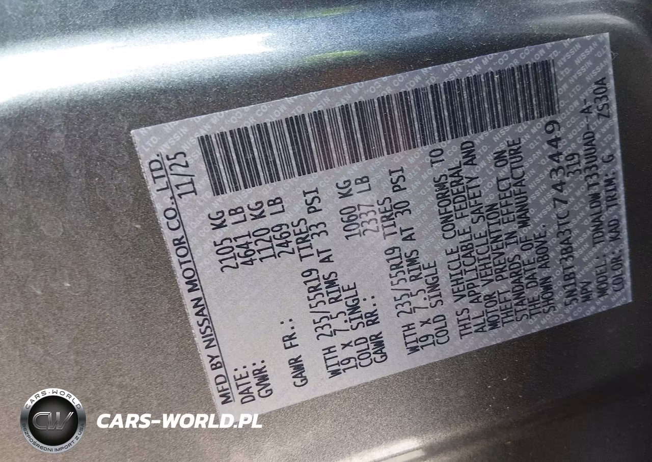2026 Nissan Rogue Dark Armor VIN:5N1BT3BA3TC743449 - 9