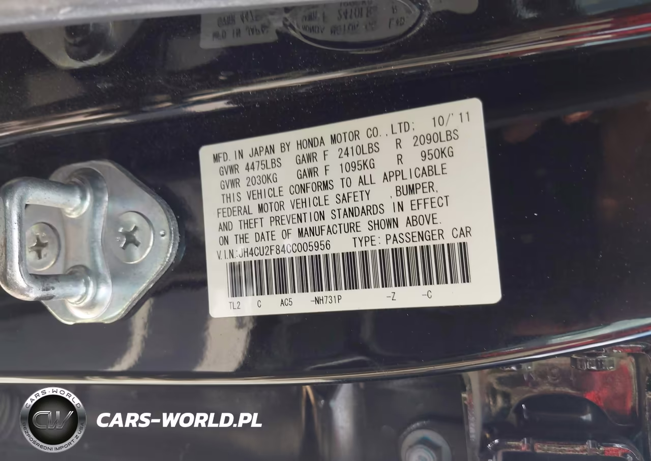 2012 Acura Tsx 2.4 VIN:JH4CU2F84CC005956 - 9
