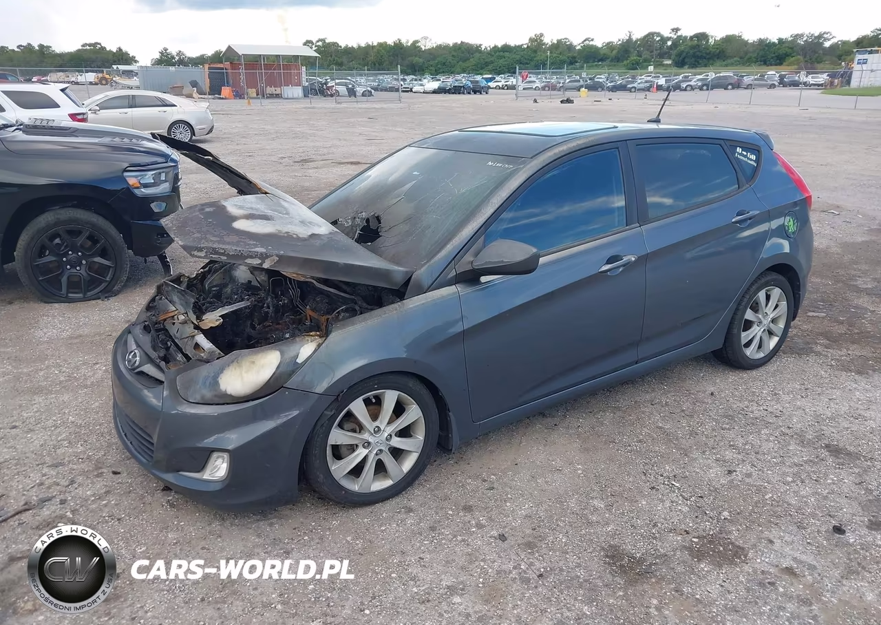 2012 Hyundai Accent Se VIN:KMHCU5AE6CU033232 - 2